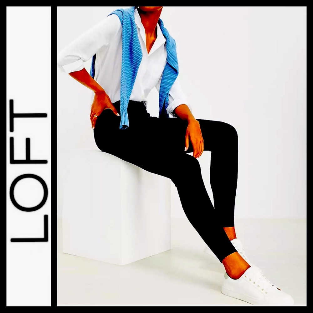 NWT Ann Taylor Loft Petite Ponte Leggings